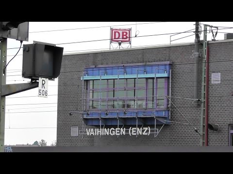 Zugsichtungen / SFS Schnellfahrstrecke Mannheim - Stuttgart / Vaihingen (Enz) II 2015-10-12 full HD