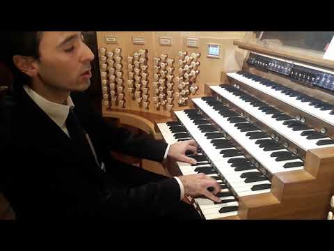 Vincent Dubois sortie de messe improvisée à notre dame de paris