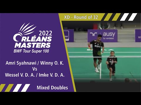 Amri Syahnawi / Winny O. Kandow Vs Wessel Van Der Aar / Imke Van Der Aar #OrleansMasters #Badminton