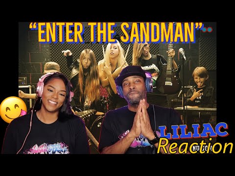 FIRST TIME HEARING LILIAC "ENTER THE SANDMAN" REACTION | Asia and BJ