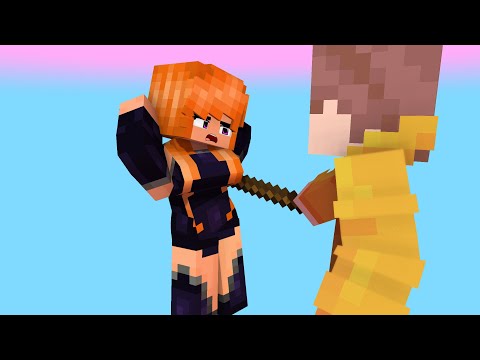 ZERO TWO DODGING SHUFFLE APHMAU CREW LUCINDA AND NOI - MINECRAFT ANIMATION #shorts