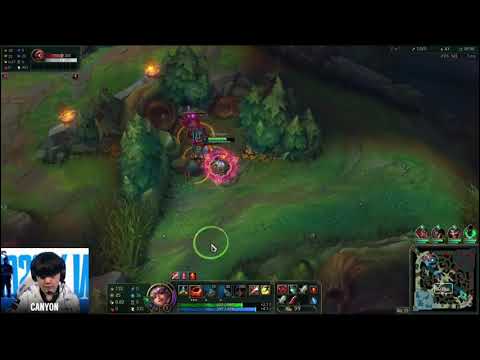 [DK Canyon pro view] DK vs RGE Canyon Qiyana Jungle | DK Khan Pentakill