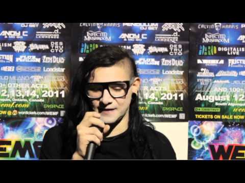 Skrillex EPK - Live with Interview at WEMF 2011