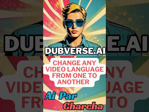 YouTube video about Dubverse.ai