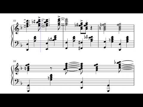 Fats Waller - Bach  Up To Me Jazz Piano Transcription (sheet music, Noten, partition, partitura)