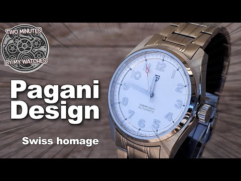 🧪 Pagani Design Logines Spirit homage Review by Two minutes by my watches #watch #fieldwatch