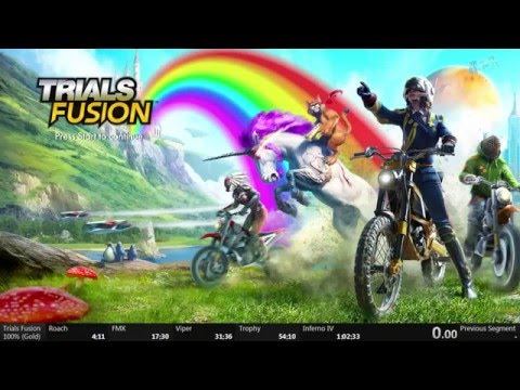 Trials Fusion 100% Gold Speedrun 1:01:48