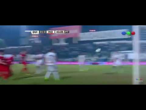 Gol de Victor Cuesta Quilmes 0 Vs Independiente 3