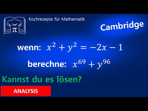 Cambridge University Aufnahmeprüfung - Interessante Aufgabe