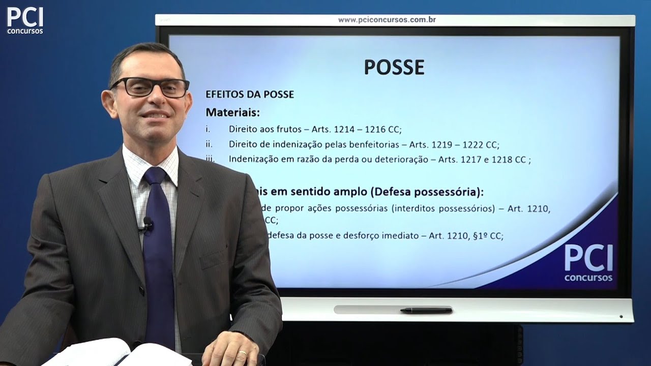 Aula 51 - Direito das Coisas - Posse - Efeitos da Posse