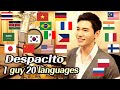 Despacito (Multi-Language Cover) 1 Guy Singing in 20 Different Languages - Travys Kim