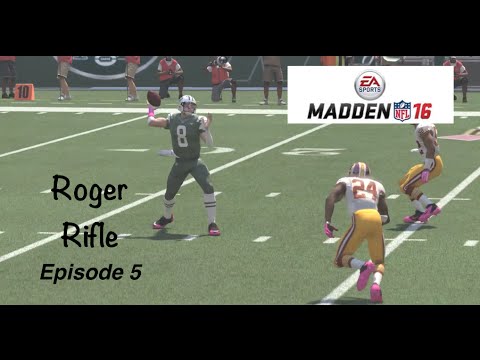 Roger Rifle (QB) Connected Career- Madden 16 - PS4 - Ep. 5 Vs. Redskins