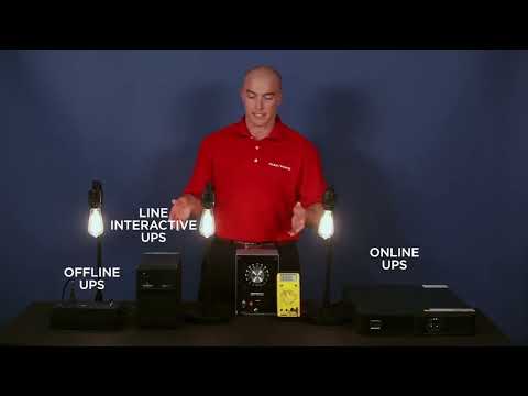 UPS topologies standby line interactive online UPS systems
