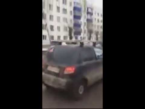 Всегда так делаю... Автоледи рубит свой Matiz топором