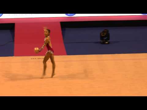 BM 2014 Qualification Aliya Assymova, Ball, Kazakhstan