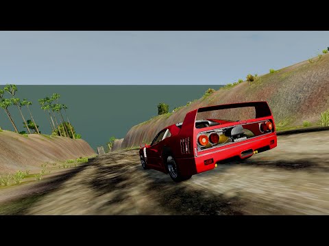 Expensive Cars Jumping and Crashing off a Cliff