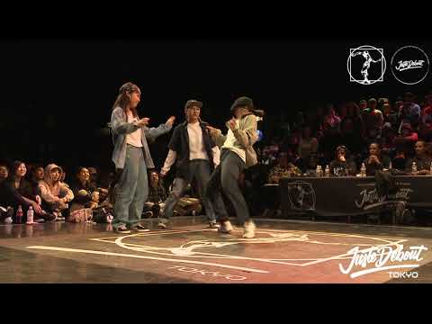 flap vs ReiNa&Rio【JUSTE DEBOUT TOKYO 2020】HIPHOP  BEST8