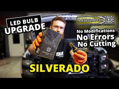 2014-2018 Silverado LED Headlight Bulb Upgrade DIY - Worth it? Morimoto Install and Review