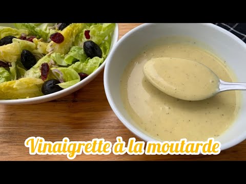 Recette très rapide de vinaigrette à la moutarde