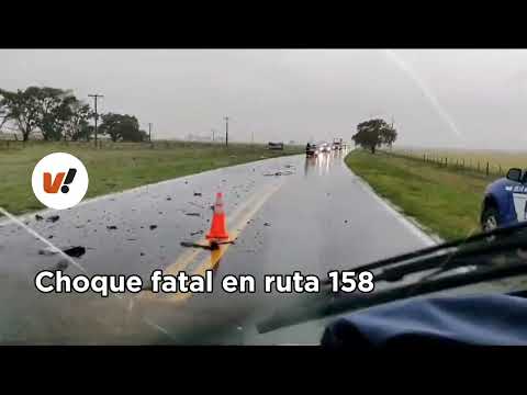 Choque fatal en ruta 158 cerca de Arroyo Algodón