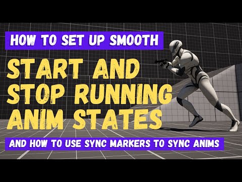 Stop And Start Running Animation States And How To Use Sync Groups - Unreal Engine 5 Tutorial