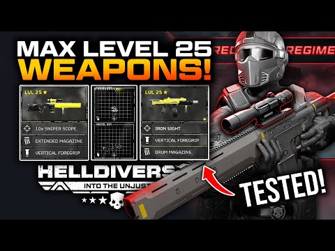 Helldivers 2 - I Tested Both New Primaries at Level 25! (Redacted Regiment)