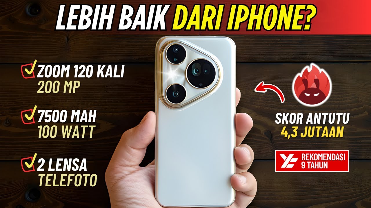 Harga Jauh Lebih Murah‼️ 5 HP PESAING BERAT iPhone 17 Pro Max