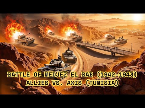 Battle of Medjez El Bab 1942–1943 Allies vs  Axis Tunisia