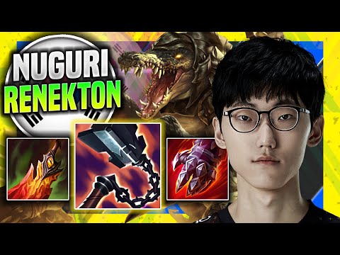 NUGURI IS A MONSTER WITH RENEKTON! - FPX Nuguri Plays Renekton Top vs Jax! | Season 11