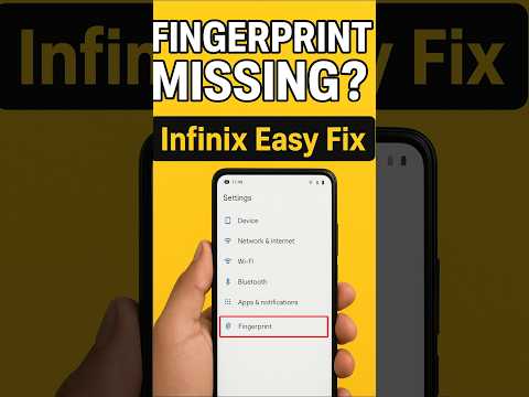 Fix Fingerprint Hardware Not Available on Infinix Hot 30 Play #shorts