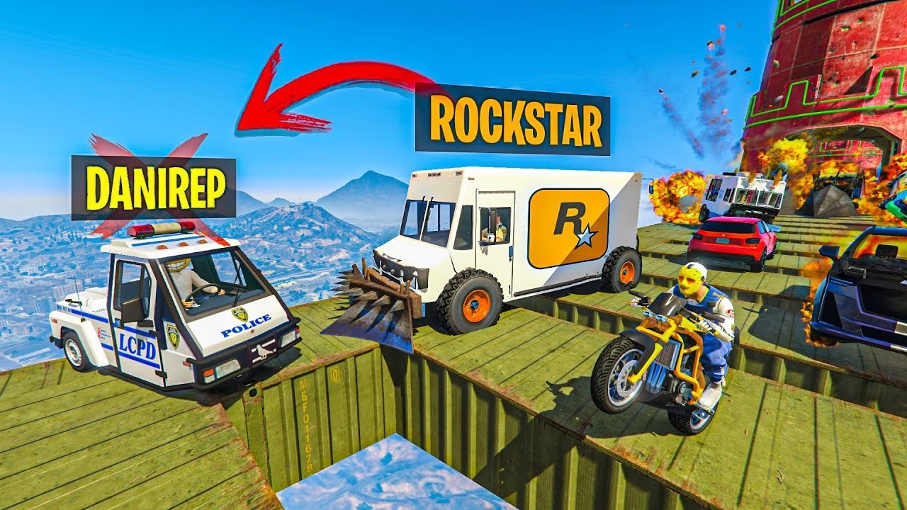 CARA A CARA CON COCHES ALEATORIOS Y EL ÚLTIMO EXPLOTA! ROCKSTAR TROLL! - GTA 5 ONLINE