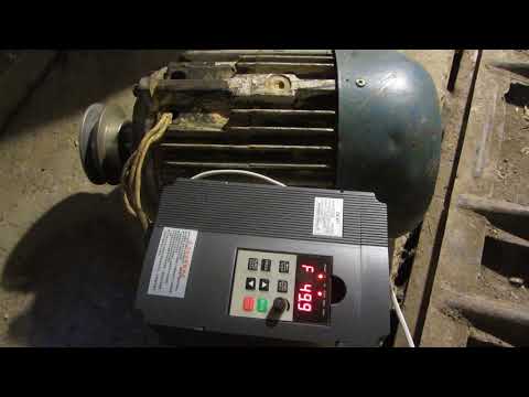 Частотный преобразователь ZW-AT1 и двигатель 4KW