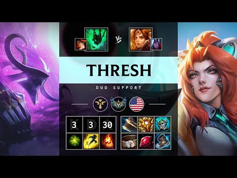 Thresh Support vs Leona - NA Challenger Patch 14.18