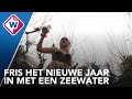 Nieuwjaarsthuisduik: 'Heerlijk, verfrissend' - OMROEP WEST