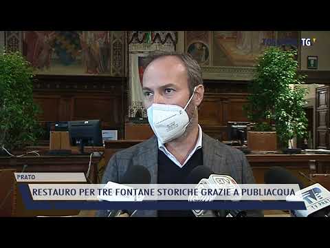 2021-12-28 PRATO - RESTAURO PER TRE FONTANE STORICHE GRAZIE A PUBLIACQUA