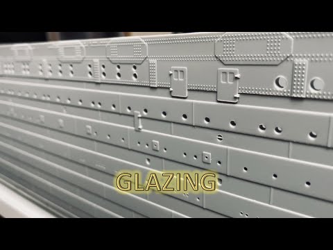 Radio Control Trumpeter 1:200 Titanic Build Part 2 - Glazing
