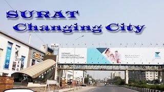 preview picture of video 'View of Surat City 2015 | On Road Bike Dash Camera'