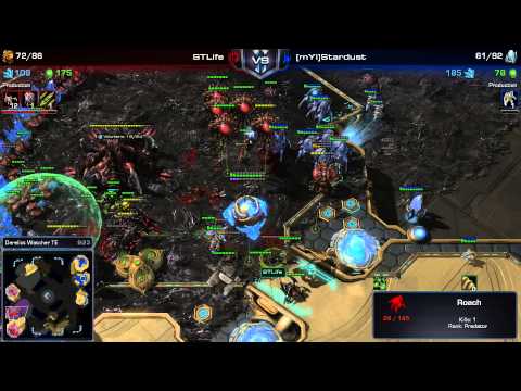 SC2 - Daily Masters - PvZ - Stardust vs Life