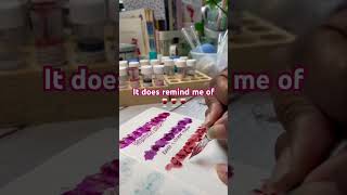 Swatching forgotten inks - ep. 5: burgundy 🍷 pink 🩷