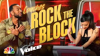 Download lagu The Coaches Have Blocks and They're Not Afraid to Use Them | The Voice 2021 mp3
