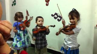 Primer concierto juan Esteban en violín