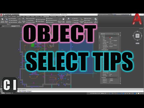 Autocad How to Select all Objects in a Layer & More Selection Tips | 2 Minute Tuesday
