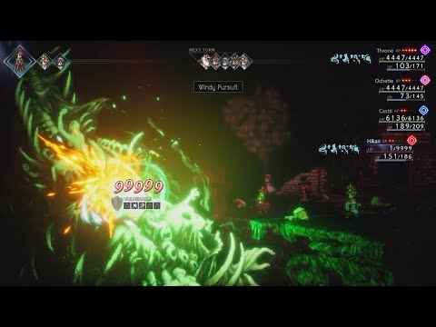 Hitting the Secret Boss for Almost 900k Damage in One Turn With Hikari (500K per attack)