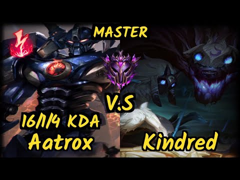 OPT Meteos (AATROX) vs KINDRED - 16/1/4 KDA JUNGLE GAMEPLAY - NA Ranked MASTER