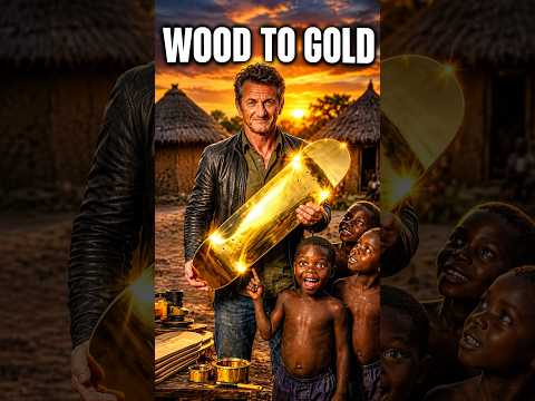 He Built a Wooden Skateboard Then Turned It GOLD! 😱 #woodworking #diy #millionviews #viral