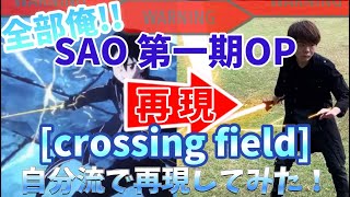 crossing field 全部俺！SAO一期OP再現してみた！ SAOソードスキル自分流で再現してみた！外伝-５-