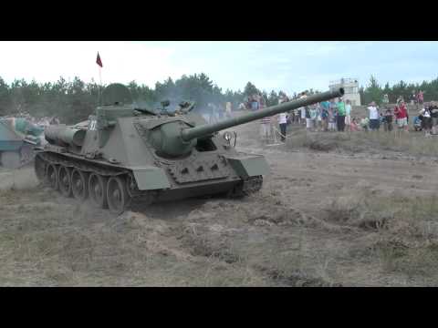 The SU- 100 Soviet/Czech self-propelled gun