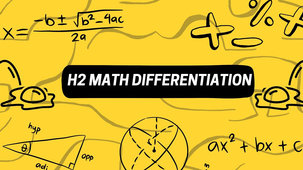H2 Math differentiations crash course