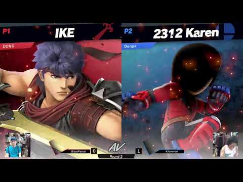 SSBU @ Battlegroundz - Round 2: BlazePascal (Ike) vs Kikkoman (Mii Brawler)