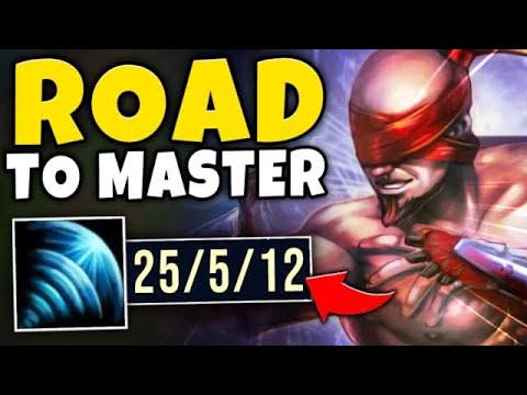 I DROPPED 25 KILLS IN HIGH ELO WITH LEE SIN! (ROAD TO MASTER) - League of Legends